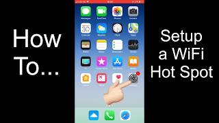 HOW TO Share Your WiFi Data & Setup Your Personal Hotspot On iPhone