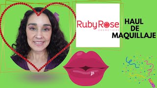 Haul de Maquillaje! Haul maquillaje económico - Tejar - Ruby Rose Rubor - Sombras - Iluminador