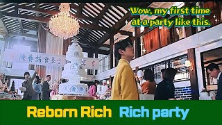 Korean Drama  Episode : RebornRich party started | Song Joongki | korean drama food |재벌집 막내아들