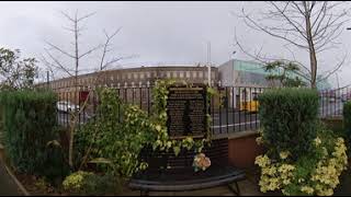 Virtual Belfast VR video tour of Falls Road Memorial Gardens Belfast, Northern Ireland