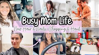 *REALISTIC* DAY IN THE LIFE || new hair, new obsession + Walmart haul || BUSY MOM OF 4 VLOG