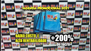 COMO CONFECCIONAR AGENDA PROMOCIONAL 2021(BAIXO CUSTO E ALTA RENTABILIDADE)