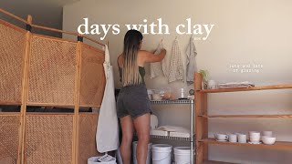 a week in my ceramics studio & lots of glazing • studio vlog 006