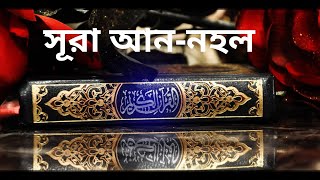 আল কুরআনের তেলাওয়াত এবং বাংলা তরজমা !! Surah  An  Nahl !! সূরা আন নহল