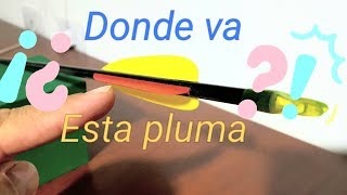 Donde va la pluma guía?