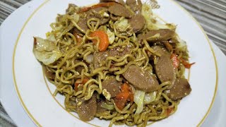 MIE GORENG SOSIS  sedap mantap