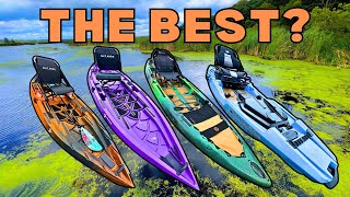 On The Water Fishing Kayak Review! NuCanoe U10 VS Bonafide VS Crescent!