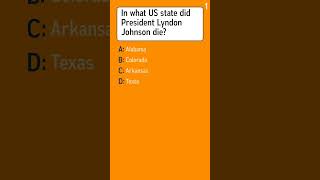 President Lyndon Johnson died in which US state?