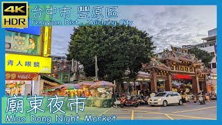 台中市【47】豐原區│廟東夜市│Miao Dong Night Market│台灣散策│Wander in Taichung│Walk Taiwan