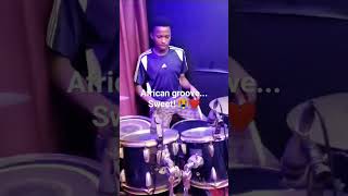 African groove can be this sweet? This drummer! 🤠🔥 #drummer #africangroove #drums #drumgroove