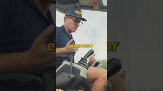 How to get your mini excavator off the trailer (WN EZ17) #shorts