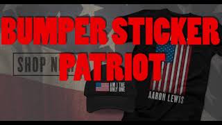 Bumper Sticker Patriot -DT Jacobs (a retort to Aaron Lewis) Lyric Video (EXPLICIT) Rough mix