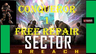 War Commander- { september } SECTOR BREACH CONQUEROR 1 / FREE REPAIR