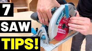 ADJUST EVERYTHING On Circular Saws! (Most People Don't Know #6 and #7!)