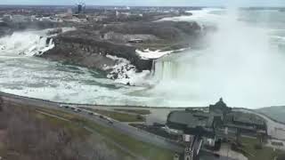 Time lapse of Niagara Falls ice flow 4/4/18