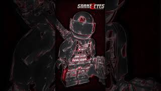 G.I. JOE - Snake Eyes - Unofficial LEGO Custom Minifigures  #shorts