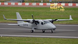 Tecnam P2006T from the Royal Air Force Rapid Capabilities Office G-DITW departure at RAF Fairford