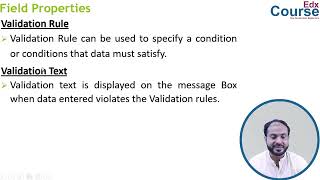 68. Explain Field Properties in MS Access? by Muhammad Salman | CourseEdx |1st Year Computer Science