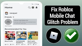 How to Fix Roblox Mobile Chat Glitch Problem | roblox chat not working in mobile