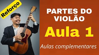 Partes do Violão - Aula iniciante (VIOLAO NÍVEL COMEÇANDO DO ZERO) Professor: PabloShaul #001