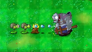 Plants vs. Zombies: Can machine guns and torch defeat all zombies?