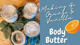 Making An Orange 🍊 & Vanilla Body Butter #short | The Oily Life