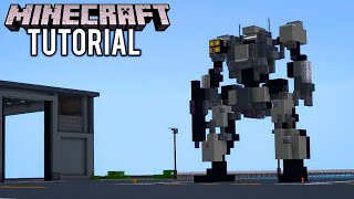 MINECRAFT : How To Build A Firestorm Mech Tutorial