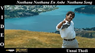 Neethana Neethana En Anbe Neethana - Unnai Thedi Video Song 4K UHD Blu-Ray & Dolby Digital Sound 5.1