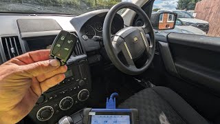 ✅ How to ADD a key on All keys lost Land Rover Freelander 2. Autel does it as under ignition key 🧐