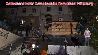 Halloween Horror Hexenhaus im Frauenland Würzburg unterwegs mit Justus König J.K