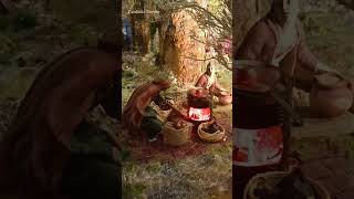 Cooking chestnuts/Nativity scene (Tarragona, Catalonia) Walking tour (Spain) #shorts