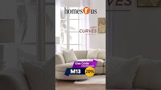 اشتري اثاث منزل جديد , مريح , موفر مع "Homes R Us" كود خصم "M13"