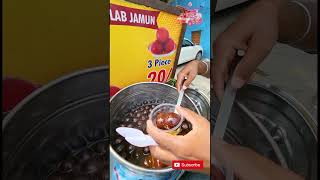 GULAB JAMUN ON STREET || INDIAN STREET FOOD || #shorts