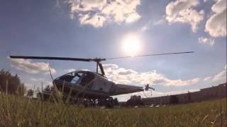 Enstrom 280FX - lot śmigłowcem, helicopter flight