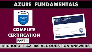 Microsoft AZ-900 Azure Fundamentals | All Questions & Answers | Part 1 | Crack Exam In Just 2 Hours