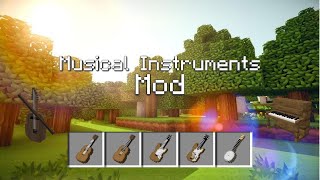 Playing a Musical Instrument Mod in Minecraft