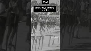 They are grandpa's now😃😊School kids stilt dancing 1965#nostalgic#oldisgold  #goodolddays#shortsfeed