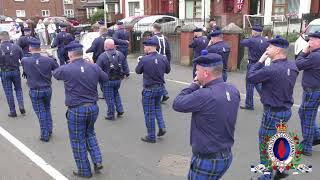 Whitewell Tartan FB @ Cloughfern Young Conquerors FB Parade 17/08/24