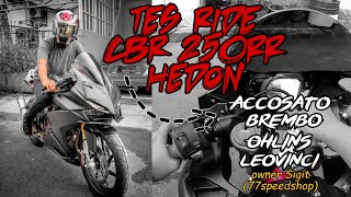 Test Ride CBR250RR Hedon punya Sigit Umbara | Nyaman Banget Cuy! #motovlog #CBR250RR