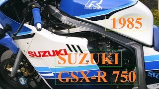 1985 SUZUKI GSXR 750 - The story so far. RESTORATION CONTINUES