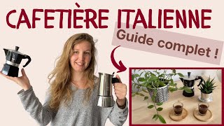 Cafetière italienne : Guide pour un café réussi ! Utilisation, entretien...