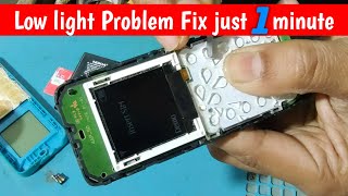 nokia 105 display low light fix | nokia 105 ki display low light kesa repair kare