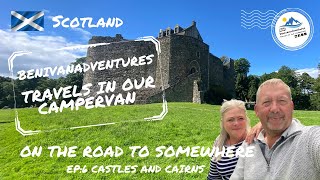 Scotland Ep:6 Castles and Cairns - Dunstaffnage Castle, Dunchraigaig Cairn, Balltmeanoch Stones.