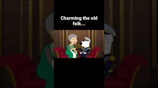 stewie vs Brian charming old folk #familyguy #comedy #funny #shorts