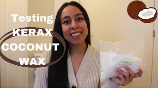 Testing KERAX COCONUT WAX from LIVEMOOR //Burn testing using various wicks//**AMAZING RESULTS**