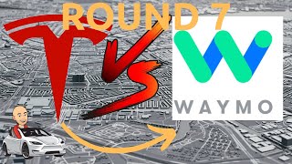 Tesla FSD Beta VS Waymo One Robotaxi | ROUND 7