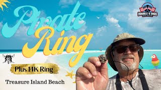 Pirate Ring & 14k Gold Ring - Treasure Island Beach