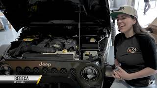 Check out this HEMI conversión and axles swap for this Jeep Wrangler JK