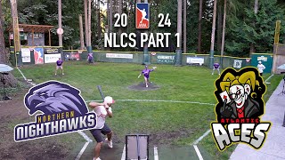 2024 NLCS Highlights 1 | Nighthawks VS. Aces | AWA Wiffle Ball