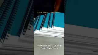 Automatic Wiro Closing For Desk Calendar